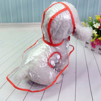 Waterproof Transparent Raincoat Jacket For Dogs