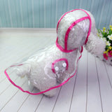 Waterproof Transparent Raincoat Jacket For Dogs