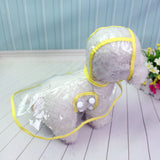 Waterproof Transparent Raincoat Jacket For Dogs