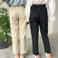 Loose High Waist Elastic Pants