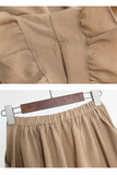 High Waist Elastic Ruffle Shorts