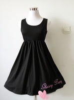 Black Bunny Lolita Long Sleeve Dress