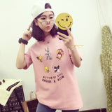 Cartoon Graphic Print T-shirt