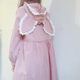 Lace Short Lolita Dress With Bunny Ears