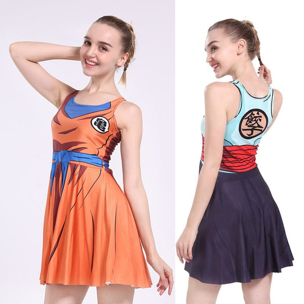 Son of Goku/Vegea Reversible Anime Dress