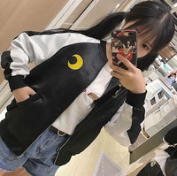 Preppy Sailor Moon Anime Bomber Jacket