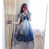 Blue Sailor Moon Gradient Dress