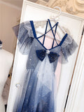 Blue Sailor Moon Gradient Dress