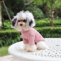 Warm Woven Sweater For Dogs