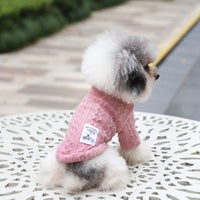 Warm Woven Sweater For Dogs