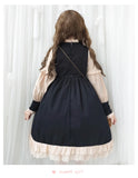 Red Lolita Baby Doll Vintage Long Sleeve Dress