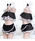 Lace Chiffon Maid Lingerie