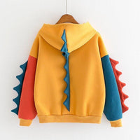 Dinosaur Stitching Hoodie