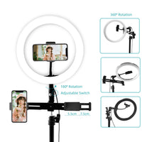 10 Inch Selfie Ring Light with 3 Clips