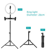 10 Inch Selfie Ring Light with 3 Clips