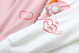 Bunny Ear Pink Anime Hoodie