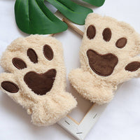 Fluffy Bear Gloves