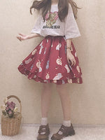 Bunny High Waisted Full Skirt