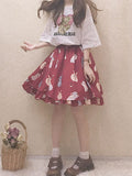 Bunny High Waisted Full Skirt