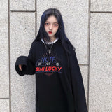 Rainbow Ulzzang Rainbow Stripe Long T-shirt