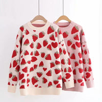 Strawberry Wool Sweater