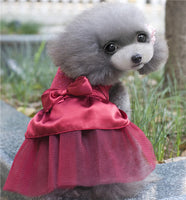 Bowknot Princess Dress For Small Dogs