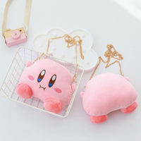 Pink Kirby Anime Coin Purse Plush Toy