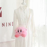 Pink Kirby Anime Coin Purse Plush Toy