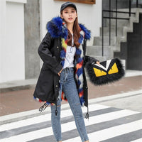 Patchwork Fox Fur Coat