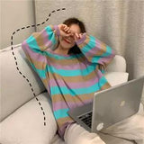 Raninbow Ulzzang Chic Long Sleeve Shirt
