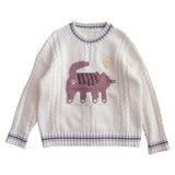 Cat Knitted Sweater