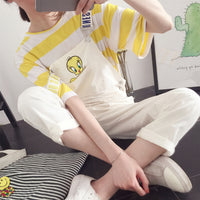 Cartoon Printed Anime Jumpsuit Pants