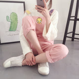 Cartoon Printed Anime Jumpsuit Pants