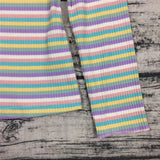 Rainbow Stripped Turtleneck Top