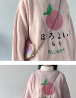 Pink Embroidery Knitted Sweater