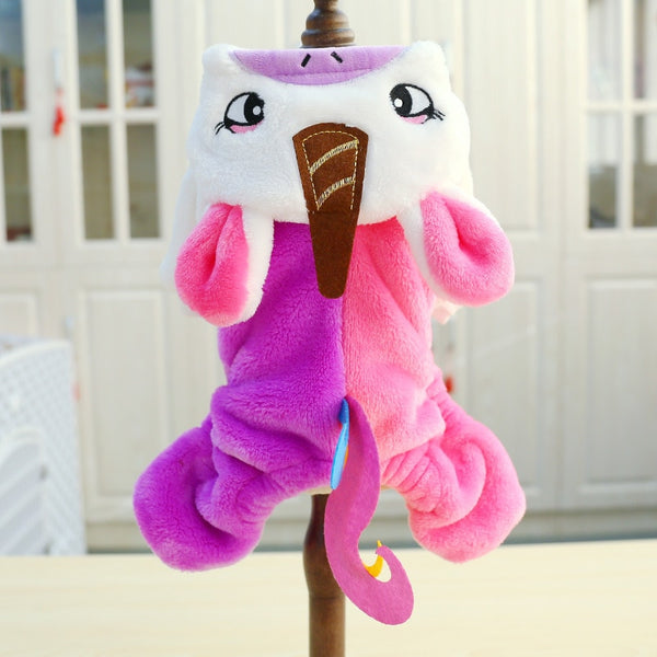 Unicorn Fleece Onesie For Dogs