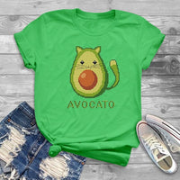 Green Avocado Graphic T-shirt