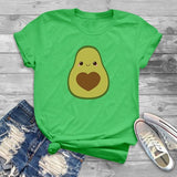 Green Avocado Graphic T-shirt