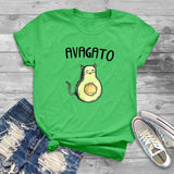 Green Avocado Graphic T-shirt