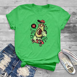 Green Avocado Graphic T-shirt