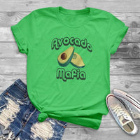 Green Avocado Graphic T-shirt