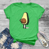 Green Avocado Graphic T-shirt