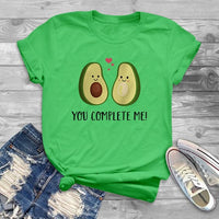 Green Avocado Graphic T-shirt