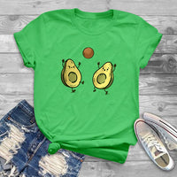 Green Avocado Graphic T-shirt