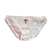 Lace Low Waist Ruffle Panty