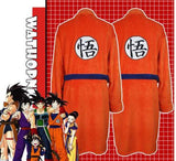 Dragon Ball Anime Thermal Flannel Bathrobe