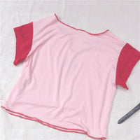 Strawberry Pink Crop Top Tee