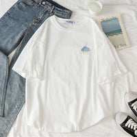 Ulzzang Graphic Printed T-shirt