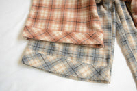 High Waisted Plaid Teddybear Wide Leg Pants