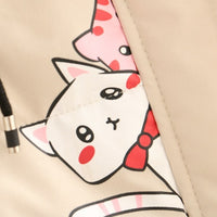 Kitty Cat Printed Parka